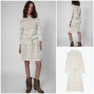 Zadig & Voltaire  ~ Cecily Zv Mono Linen-Blend Mini Dress